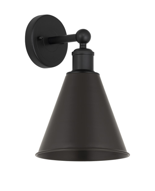 INNOVATIONS 616-1W-BK-MBC-8-BK Ballston Cone 1 8 inch Sconce Matte Black