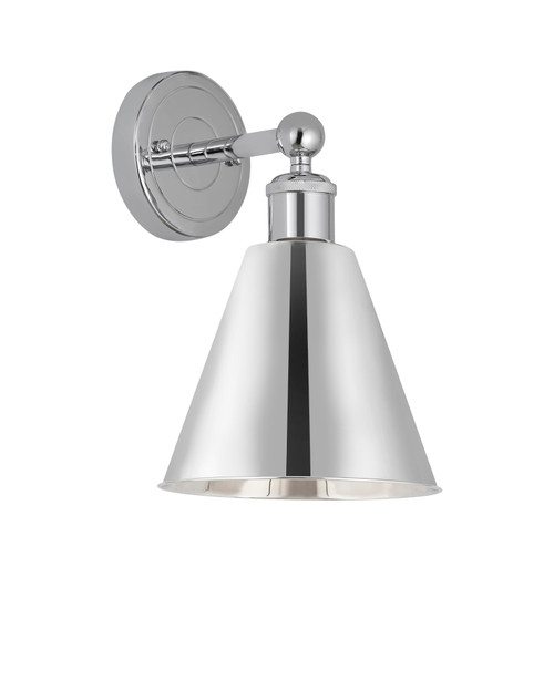 INNOVATIONS 616-1W-PC-MBC-8-PC Ballston Cone 1 8 inch Sconce Polished Chrome
