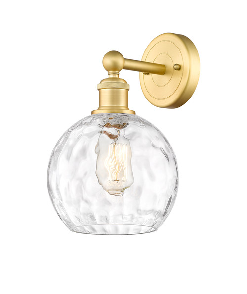 INNOVATIONS 616-1W-SG-G1215-8 Athens Water Glass 1 8 inch Sconce Satin Gold