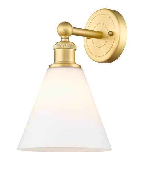 INNOVATIONS 616-1W-SG-GBC-81 Berkshire 1 8 inch Sconce Satin Gold