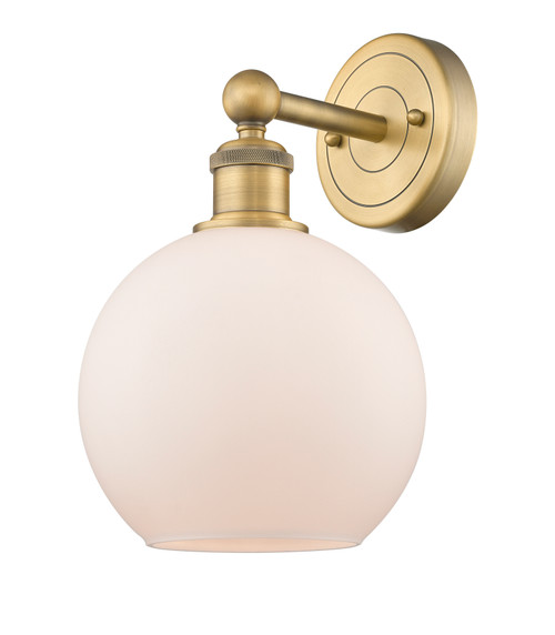 INNOVATIONS 616-1W-BB-G121-8 Athens 1 8 inch Sconce Brushed Brass