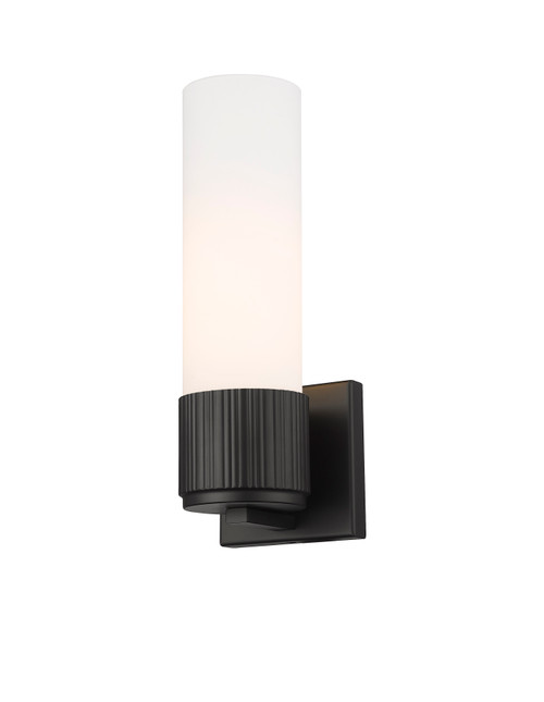 INNOVATIONS 428-1W-BK-G428-12WH Bolivar 1 5 inch Sconce Matte Black