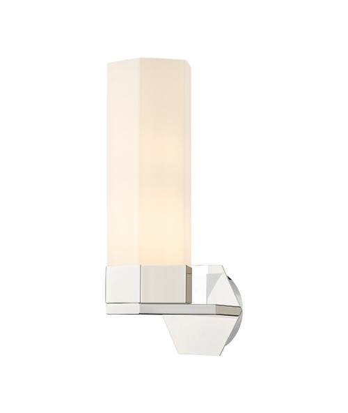 INNOVATIONS 427-1W-PN-G427-14WH Claverack 1 5.875 inch Sconce Polished Nickel