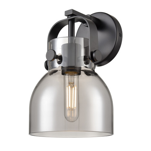 INNOVATIONS 423-1W-BK-G412-6SM Pilaster II Bell 1 6.5 inch Sconce Matte Black