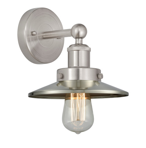 INNOVATIONS 616-1W-SN-M2-SN Railroad 1 Light Sconce part of the Franklin Restoration Collection Brushed Satin Nickel
