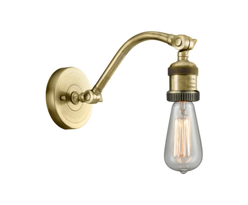 INNOVATIONS 515-1W-AB Double Swivel 1 Light Sconce part of the Franklin Restoration Collection Antique Brass