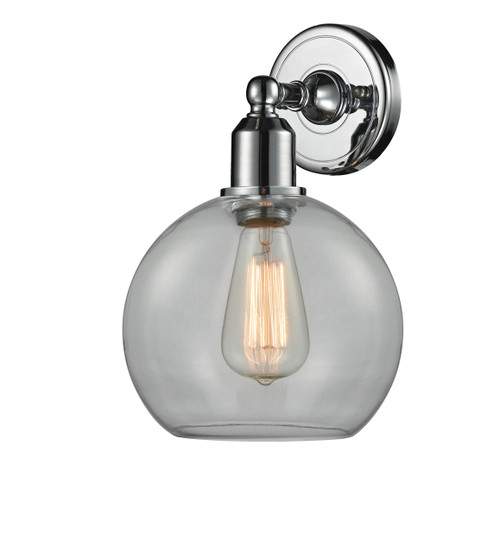 INNOVATIONS 900-1W-PC-G122 Sphere 1 Light Sconce part of the Austere Collection Polished Chrome
