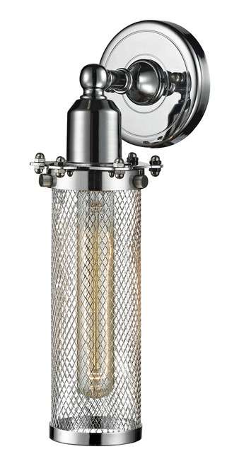 INNOVATIONS 900-1W-PC-CE216-LED Quincy Hall 1 Light Sconce part of the Austere Collection Polished Chrome