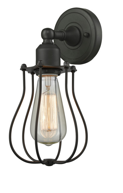 INNOVATIONS 900-1W-OB-CE513-LED Muselet 1 Light Sconce part of the Austere Collection Oil Rubbed Bronze