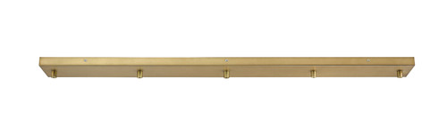 Z-LITE CP4205L-RB 5-Light Ceiling Plate, Rubbed Brass