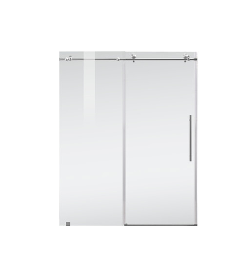 Elegant Kitchen and Bath SD101-6076BNK Frameless shower door 60 x 76 Brushed Nickel Elegant Kitchen and Bath SD101-6076BNK Frameless shower door 60 x 76 Brushed Nickel
