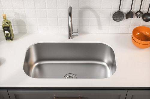 Elegant Kitchen and Bath SK20132 Stainless Steel undermount kitchen sink L31.5" x W18.5" x H10"