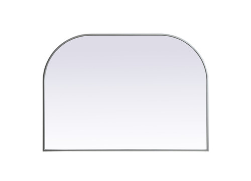 Elegant Decor MR1B4230SIL Metal Frame Arch Mirror 42x30 Inch in Silver Elegant Decor MR1B4230SIL Metal Frame Arch Mirror 42x30 Inch in Silver