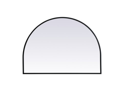 Elegant Decor MR1A3324BLK Metal Frame Arch Mirror 33x24 Inch in Black Elegant Decor MR1A3324BLK Metal Frame Arch Mirror 33x24 Inch in Black