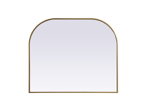 Elegant Decor MR1B4034BRS Metal Frame Arch Mirror 40x34 Inch in Brass Elegant Decor MR1B4034BRS Metal Frame Arch Mirror 40x34 Inch in Brass