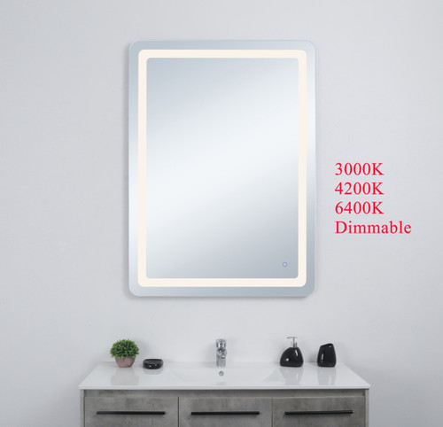Elegant Decor MRE33648 Genesis 36in x 48in soft edge LED mirror