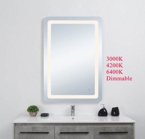 Elegant Decor MRE32440 Genesis 24in x 40in soft edge LED mirror