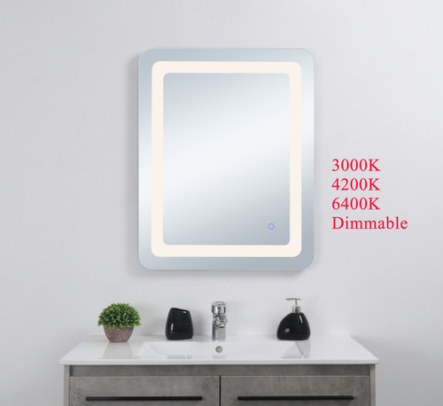 Elegant Decor MRE32030 Genesis 20in x 30in soft edge LED mirror