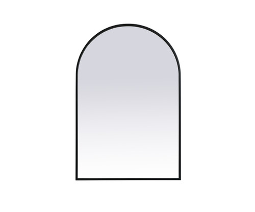 Elegant Decor MR1A2436BLK Metal Frame Arch Mirror 24x36 Inch in Black Elegant Decor MR1A2436BLK Metal Frame Arch Mirror 24x36 Inch in Black