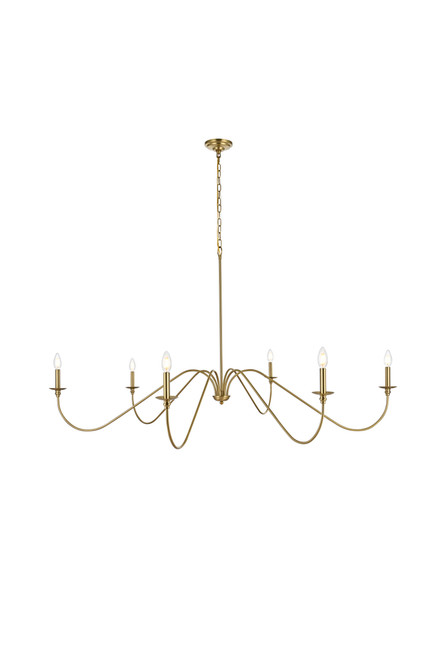 Living District LD5056D60SG Rohan 60 inch chandelier in Satin Gold Living District LD5056D60SG Rohan 60 inch chandelier in Satin Gold