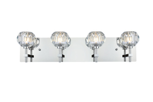 Elegant Lighting 3509W25C Graham 4 Light Wall Sconce in Chrome Elegant Lighting 3509W25C Graham 4 Light Wall Sconce in Chrome