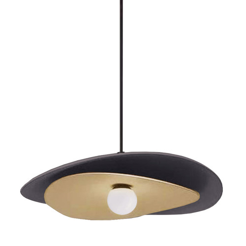 DAINOLITE PVN-2012LEDP-MB-AGB 12W LED Paven Pendant Matte Black