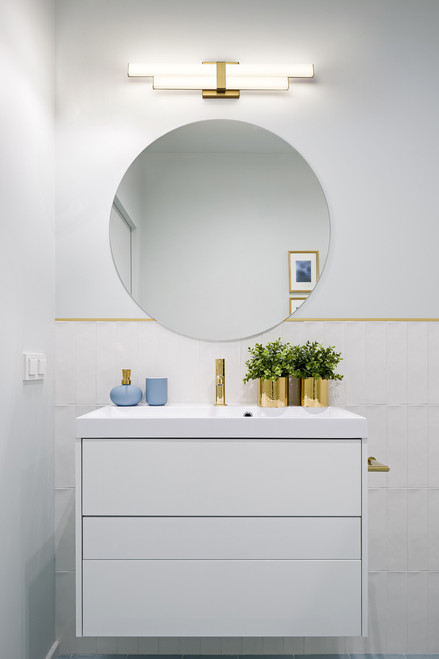 Z-LITE 1008-25W-MGLD-LED 2 Light Vanity, Modern Gold