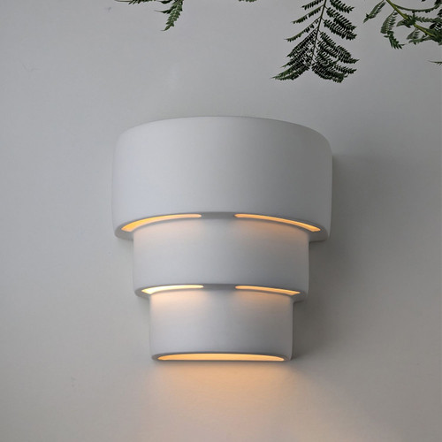 A19 LIGHTING 1403-WET Andros Outdoor Wall Sconce, Bisque