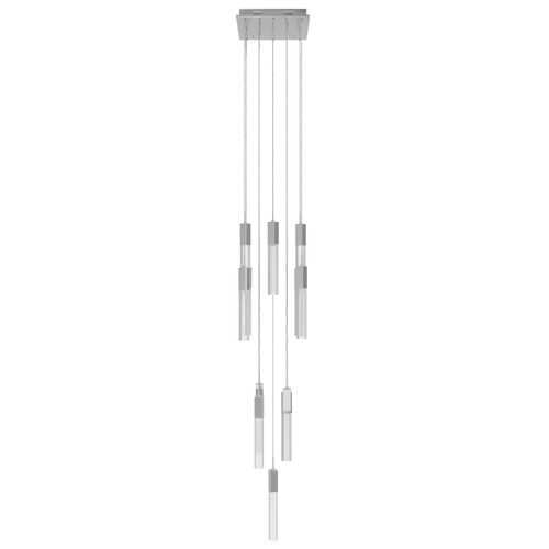 AVENUE LIGHTING HF1905-13-GL-CH-SNW 13-Light FLUSH MOUNT PENDANTS, POLISHED CHROME AVENUE LIGHTING HF1905-13-GL-CH-SNW 13-Light FLUSH MOUNT PENDANTS, POLISHED CHROME