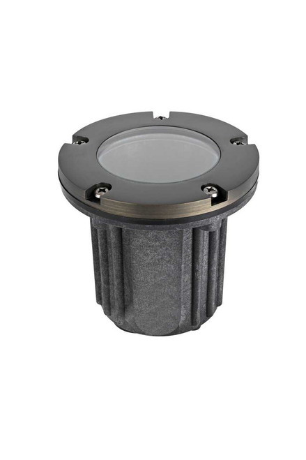 ELITCO LIGHTING W121-DB Outdoor 12V Cast Brass well light 5.25 inch Wide x 6.75 inch High in Dark Bronze