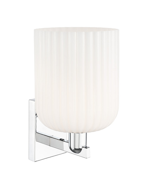 INNOVATIONS 716-1W-PC-G559-8GWH Bridal Veil 1-Light Sconce Polished Chrome