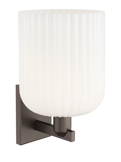 INNOVATIONS 716-1W-OB-G559-8GWH Bridal Veil 1-Light Sconce Oil Rubbed Bronze