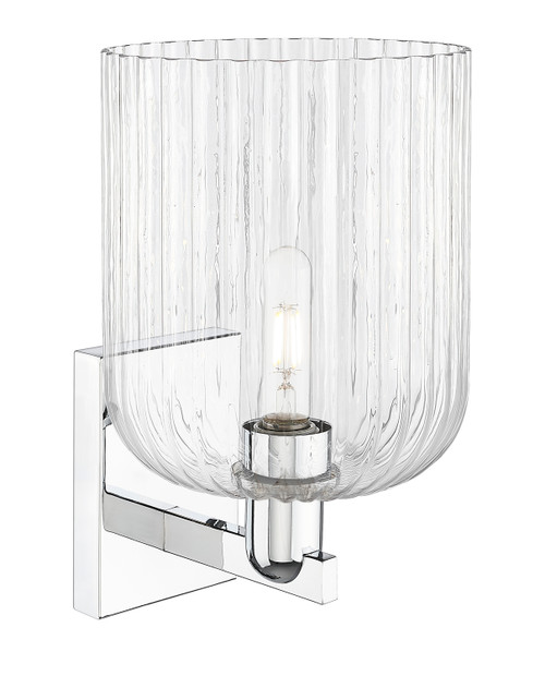 INNOVATIONS 716-1W-PC-G559-8CL Bridal Veil 1-Light Sconce Polished Chrome