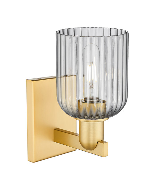 INNOVATIONS 716-1W-SG-G559-5SM Bridal Veil 1-Light Sconce Satin Gold
