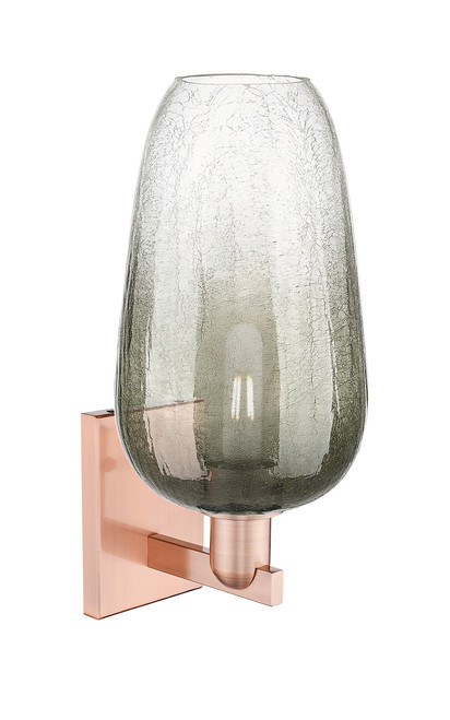 INNOVATIONS 716-1W-AC-G484-7SL Brookhaven Flute 1-Light Sconce Antique Copper