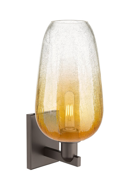 INNOVATIONS 716-1W-OB-G484-7AM Brookhaven Flute 1-Light Sconce Oil Rubbed Bronze