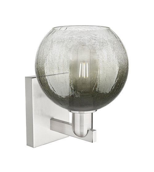 INNOVATIONS 716-1W-SN-G483-8SL Brookhaven Globe 1-Light Sconce Brushed Satin Nickel