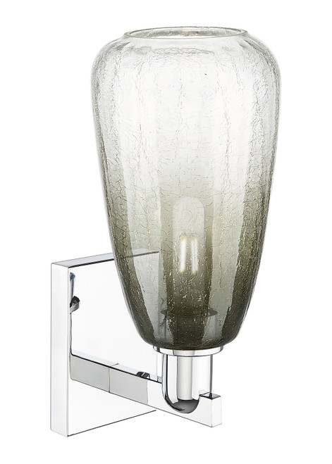 INNOVATIONS 716-1W-PC-G480-6SL Brookhaven Almond 1-Light Sconce Polished Chrome