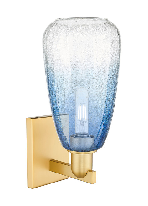 INNOVATIONS 716-1W-SG-G480-6SB Brookhaven Almond 1-Light Sconce Satin Gold