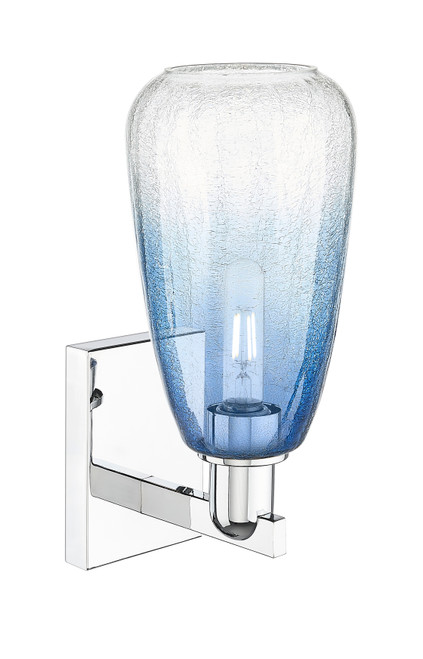 INNOVATIONS 716-1W-PC-G480-6SB Brookhaven Almond 1-Light Sconce Polished Chrome