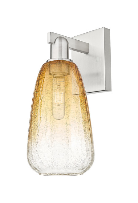 INNOVATIONS 716-1W-SN-G480-6AM Brookhaven Almond 1-Light Sconce Brushed Satin Nickel