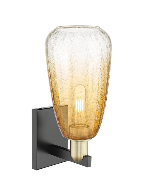 INNOVATIONS 716-1W-BAB-G480-6AM Brookhaven Almond 1-Light Sconce Black Antique Brass