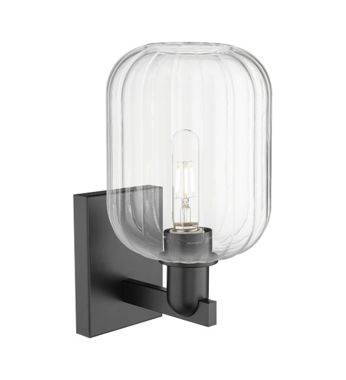 INNOVATIONS 716-1W-BK-G460-7CL Preston 1-Light Sconce Matte Black