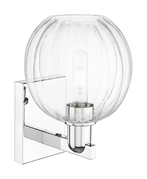 INNOVATIONS 716-1W-PC-G458-7CL Preston 1-Light Sconce Polished Chrome