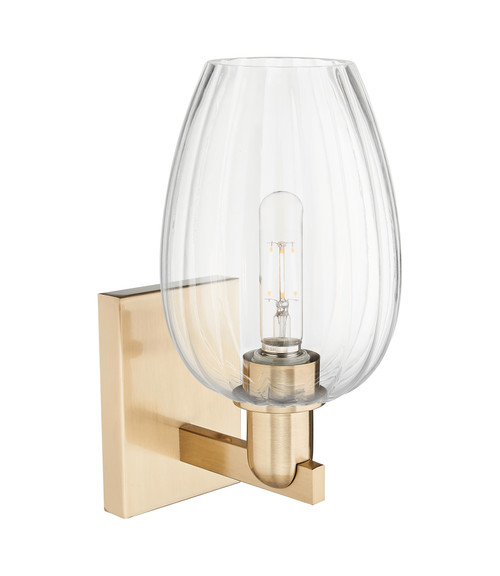 INNOVATIONS 716-1W-CB-G457-6CL Preston 1-Light Sconce Champagne Bronze