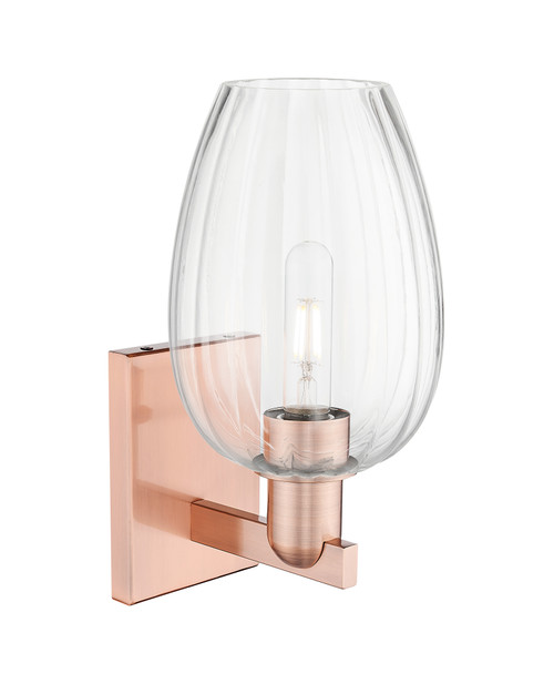 INNOVATIONS 716-1W-AC-G457-6CL Preston 1-Light Sconce Antique Copper