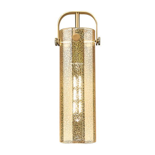 INNOVATIONS 413-1W-BB-G413-1W-4ME Pilaster 1-Light Sconce Brushed Brass