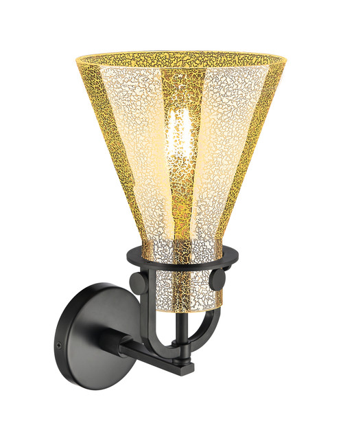 INNOVATIONS 410-1W-BK-G411-8ME Newton Cone 1-Light Sconce Matte Black