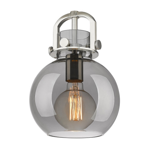 INNOVATIONS 411-1W-CB-G410-8SM Newton Sphere 1-Light Sconce Champagne Bronze