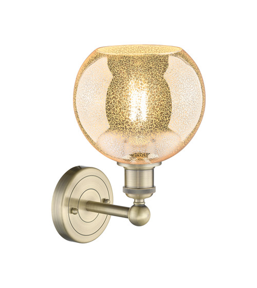 INNOVATIONS 616-1W-AB-G128-8 Athens 1-Light Sconce Antique Brass